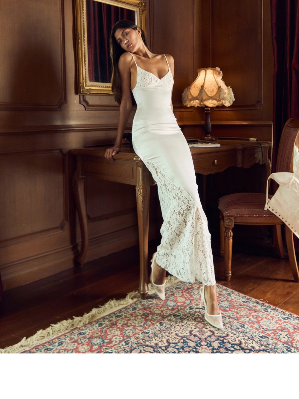 Cecilia Maxi Dress White
